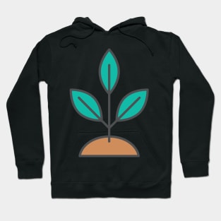 Sapling Environment Icon Hoodie